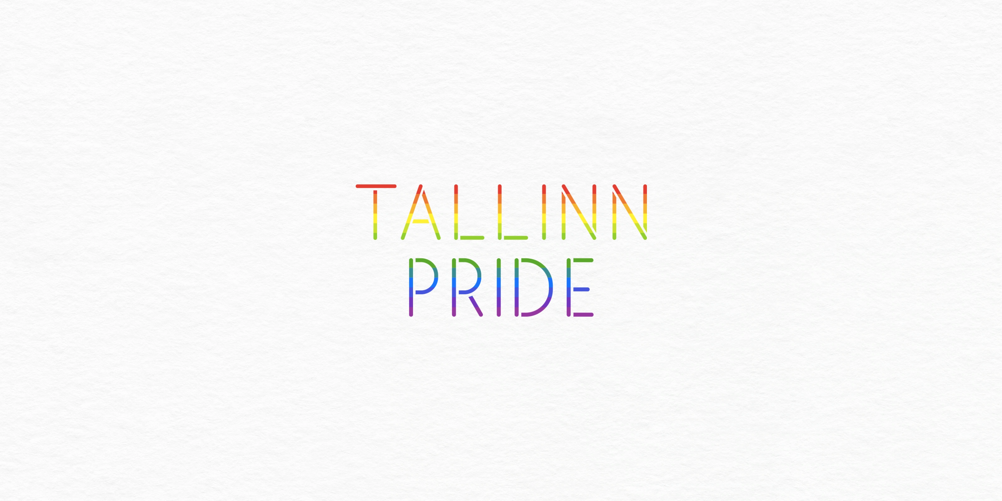 Tallinn Pride logo design - inclusive event branding with vibrant colors and community focus